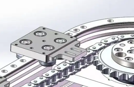 定距链条特写图