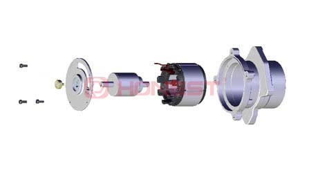 油泵电机分体图-已做修改处理的