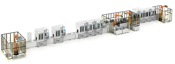 电机自动装配生产线布局结构图 电机自动装配生产线布局结构图