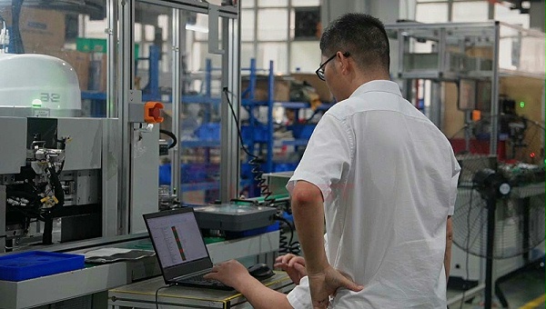 电机自动化设备做数据监测