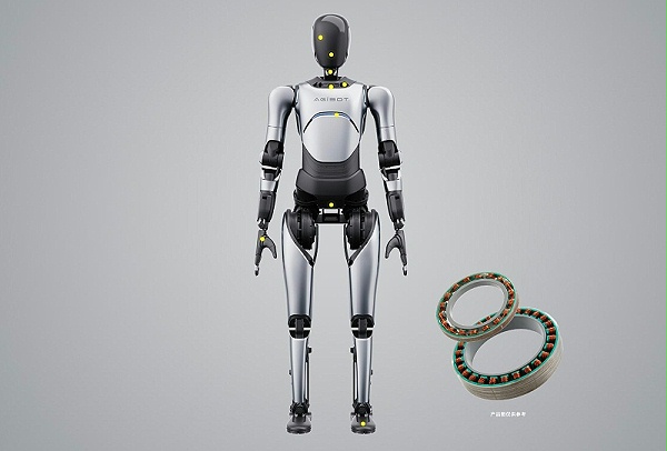 人形机器人+无框力矩电机