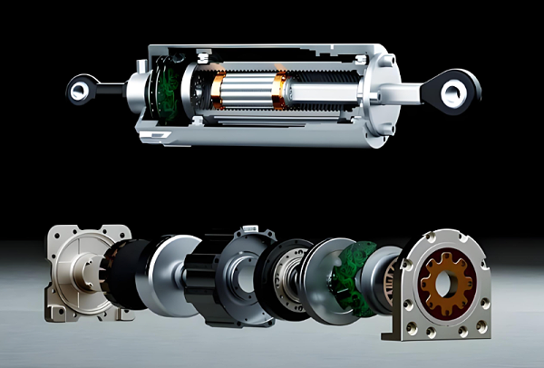 人形机器人关节线性执行器（网图+分解图）