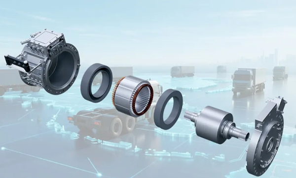 新能源汽车驱动扁线电机-网图