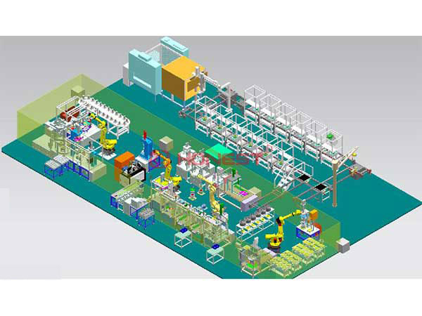 汽车三合一电驱系统装配生产线