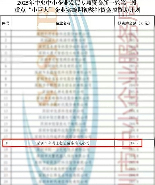 重点小巨人公示图
