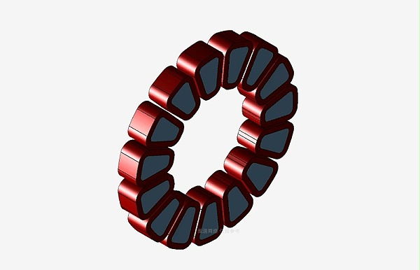 轴向磁通电机-网图做了说明